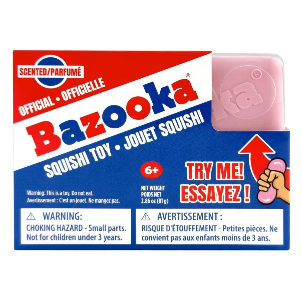 Bazooka Scented Squishi Sensory Squeeze Toy (1 Bazooka Per Order)